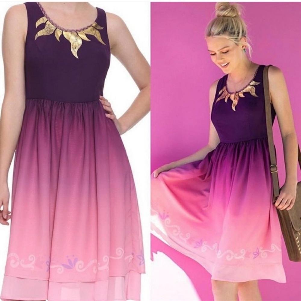 Her Universe Purple and Pink Ombre Dress